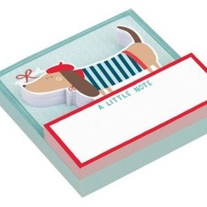 Dachshund Shaped Memo Pad FREE w/$25